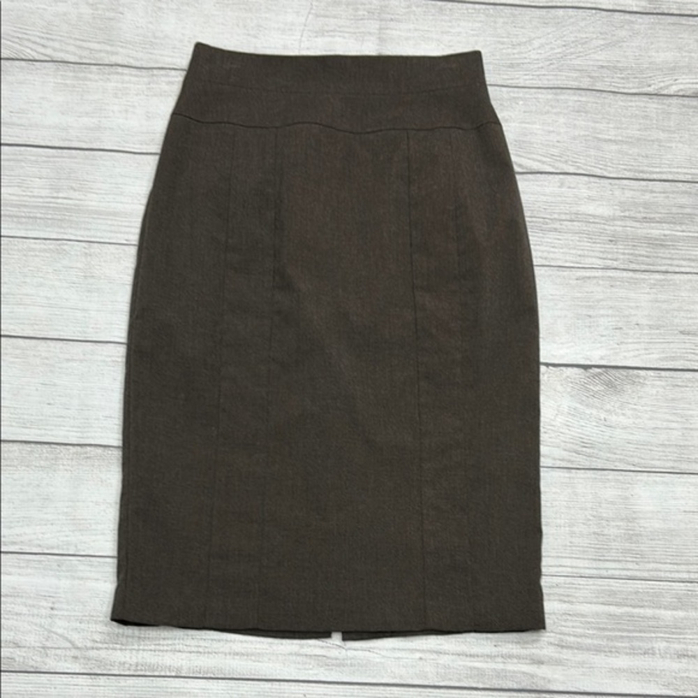 Worthington Brown Knee-Length Pencil Skirt for Work